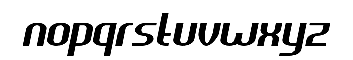 HEAVYwood Italic Font LOWERCASE