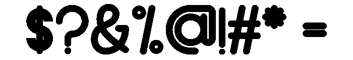 HELLO DUCKIES Bold Font OTHER CHARS