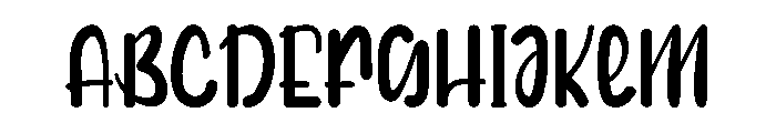 HELLO HONEY QUEEN Font UPPERCASE