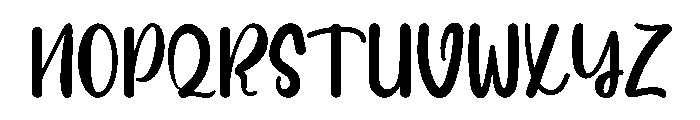 HELLO HONEY QUEEN Font UPPERCASE