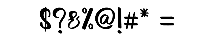 HELLO JUCKY Font OTHER CHARS