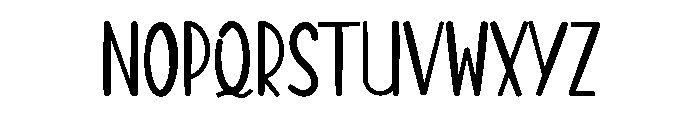 HELLOWHITERegular Font UPPERCASE