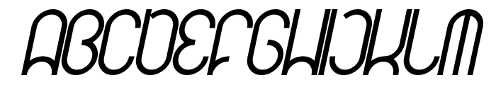 HENDERSON Bold Italic Font UPPERCASE
