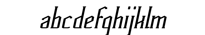 HERITAGE Bold Italic Font LOWERCASE