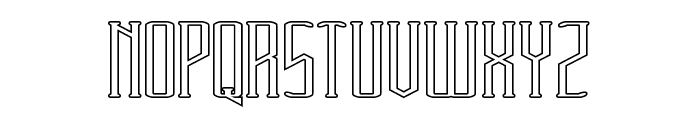 HERITAGE-Hollow Font UPPERCASE