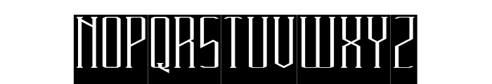 HERITAGE-Inverse Font UPPERCASE