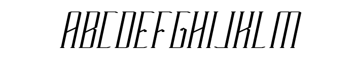 HERITAGE Italic Font UPPERCASE