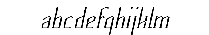 HERITAGE Italic Font LOWERCASE