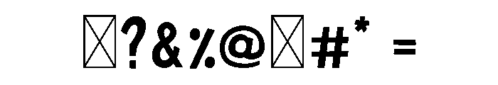 HETIKADemo Font OTHER CHARS