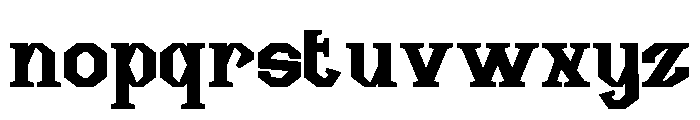 HEXORIA Regular Font LOWERCASE