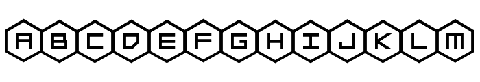 HEX:gon Bold Font LOWERCASE