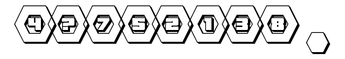 HeXkEy 3D Font OTHER CHARS