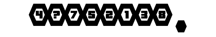 HeXkEy Condensed Font OTHER CHARS