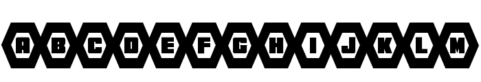 HeXkEy Condensed Font LOWERCASE