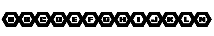 HeXkEy Expanded Font LOWERCASE