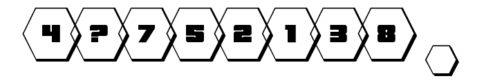 HeXkEy Solid 3D Font OTHER CHARS