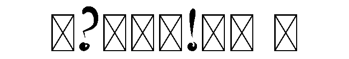 HeadHorn Font OTHER CHARS