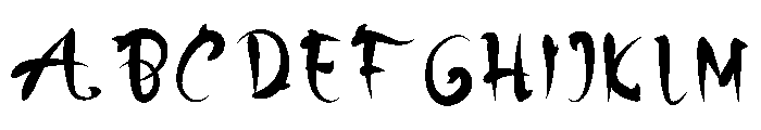 HeadHorn Font UPPERCASE