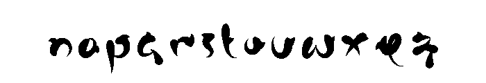 HeadHorn Font LOWERCASE