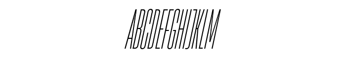 HeadingNow Trial 02 Light Italic Font UPPERCASE