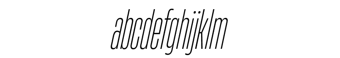 HeadingNow Trial 12 Light Italic Font LOWERCASE