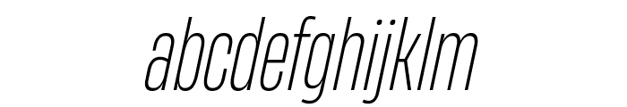 HeadingNow Trial 32 Light Italic Font LOWERCASE