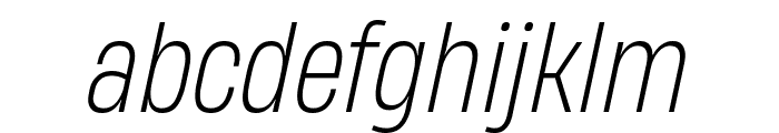 HeadingNow Trial 52 Light Italic Font LOWERCASE