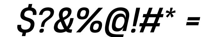 HeadingNow Trial 64 Regular Italic Font OTHER CHARS