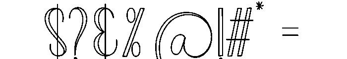 Headline1 Font OTHER CHARS