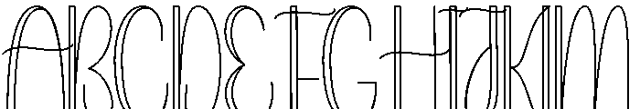 Headline1 Font UPPERCASE
