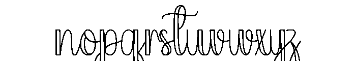 Headline1 Font LOWERCASE