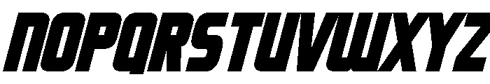 Headliner Italic Font UPPERCASE
