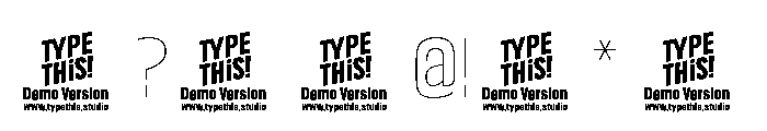 Headlines Uni B Thin Trial Font OTHER CHARS