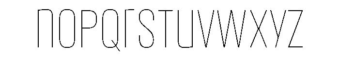 Headlines Uni B Thin Trial Font LOWERCASE