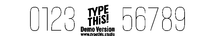 Headlines Uni C Thin Trial Font OTHER CHARS