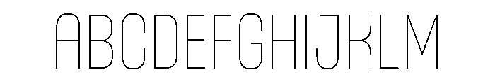 Headlines Uni C Thin Trial Font