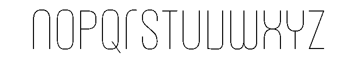 Headlines Uni C Thin Trial Font LOWERCASE