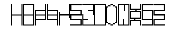 Headlong Font LOWERCASE