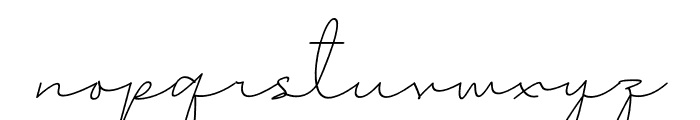 Healing Fairy Light Italic Font LOWERCASE