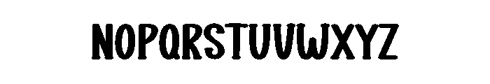 Healthy Food Font LOWERCASE