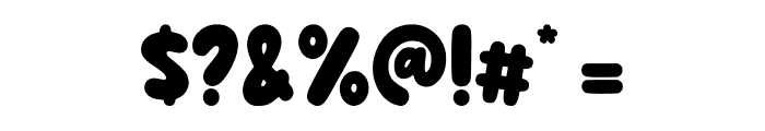 Heart Bubble Regular Font OTHER CHARS