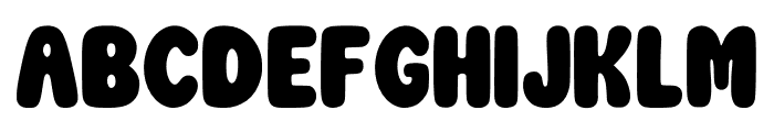 Heart Bubble Regular Font UPPERCASE