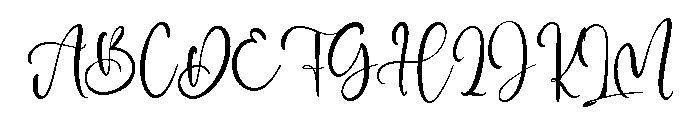 Heart Feels Font UPPERCASE