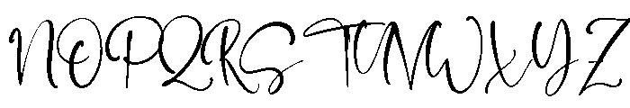 Heart Feels Font UPPERCASE