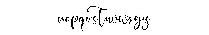 Heart Feels Font LOWERCASE