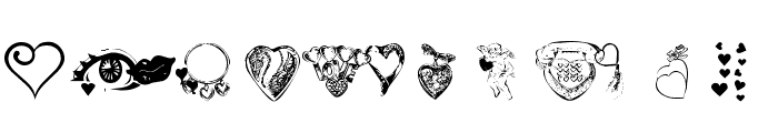 Heart & Soul Font UPPERCASE