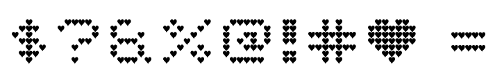 HeartSweetHeart-Regular Font OTHER CHARS