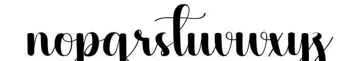 Heartfelt Font LOWERCASE
