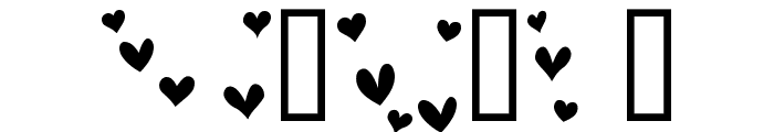 Heartland Hearts Font OTHER CHARS