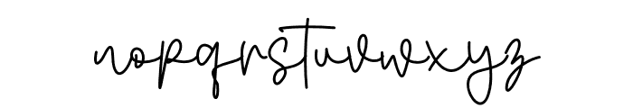 Heartline - Personal Use Font LOWERCASE